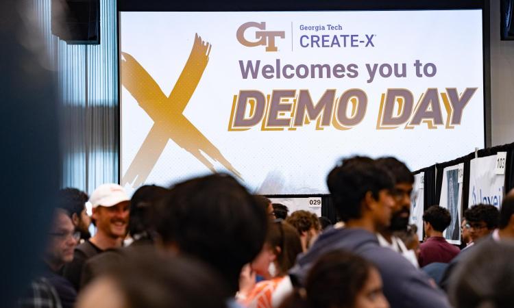 Demo Day sign